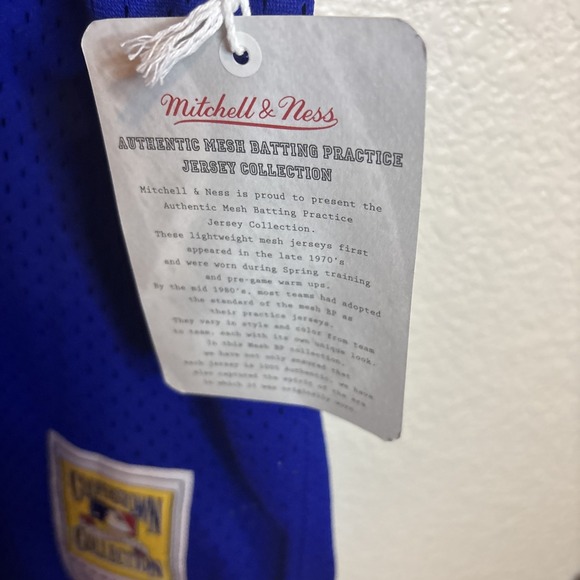 Mitchell & Ness 1986 New York Mets Doc Gooden Baseball Jersey Mens Size L 44 NWT - Picture 7 of 8